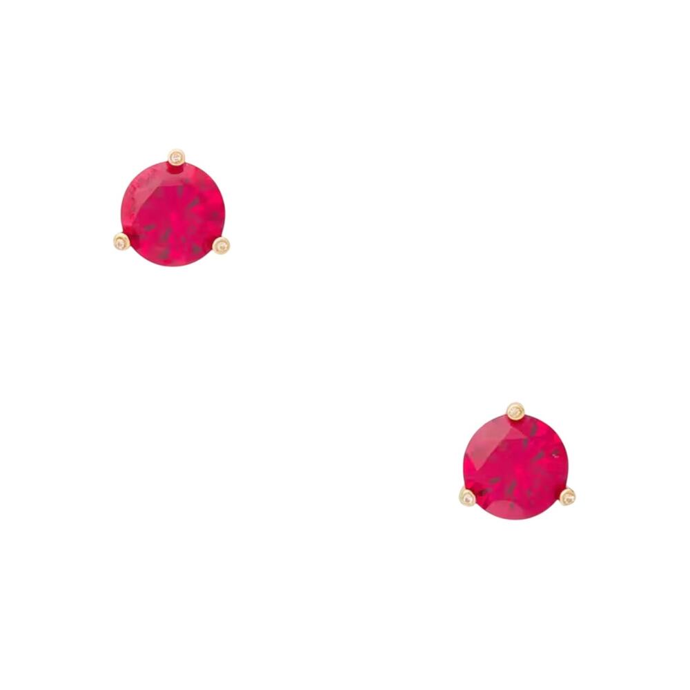 NWT! Kate Spade Rise And Shine Studs in Festive Pink